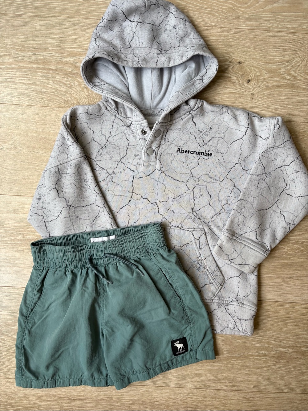 Abercrombie Kids 7/8 Hoodie and Shorts